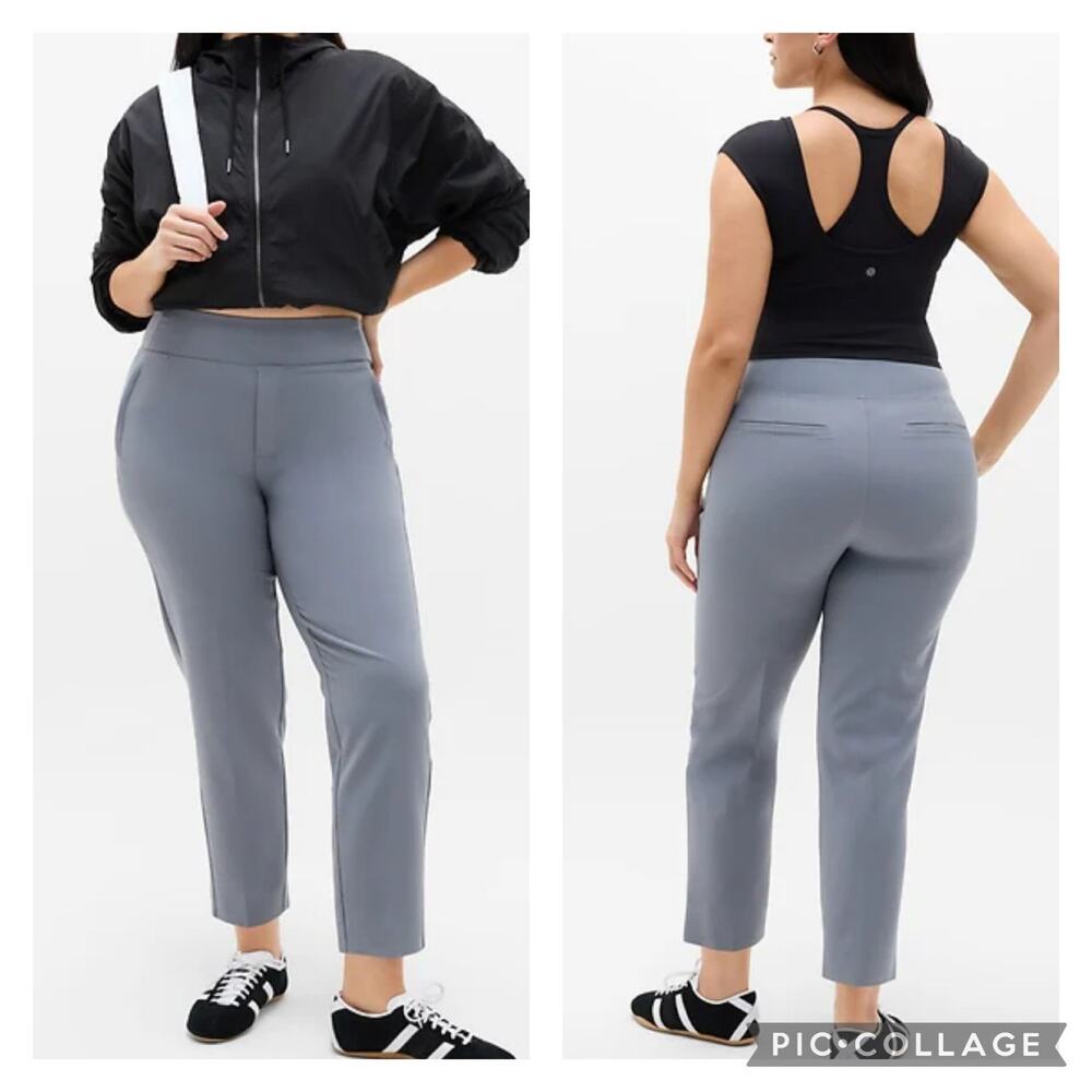 Athleta Endless High Rise Pants Slate Blue Size 14